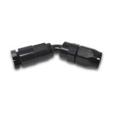 Russell Performance 3/8in SAE Quick Disc Female to -6 Hose Black 45 Degree Hose End thumbnail 7