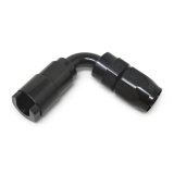 Russell Performance 3/8in SAE Quick Disc Female to -6 Hose Black 90 Degree Hose End thumbnail 7
