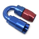 Russell Performance 3/8in SAE Quick Disc Female to -6 Hose Red/Blue 180 Degree Hose End thumbnail 7