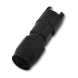 Russell Performance 5/16in SAE Quick Disc Female to -6 Hose Black Straight Degree Hose End thumbnail 7