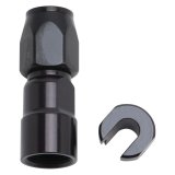 Russell Performance 5/16in SAE Quick Disc Female to -6 Hose Black Straight Degree Hose End thumbnail 9