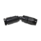 Russell Performance 5/16in SAE Quick Disc Female to -6 Hose Black 45 Degree Hose End thumbnail 8