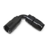 Russell Performance 5/16in SAE Quick Disc Female to -6 Hose Black 90 Degree Hose End thumbnail 6