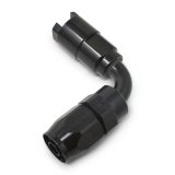 Russell Performance 5/16in SAE Quick Disc Female to -6 Hose Black 90 Degree Hose End thumbnail 8