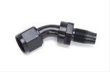 Russell Performance -8 AN 45 Degree Hose End Without Socket - Polished and Black thumbnail 1