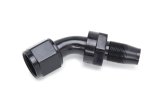 Russell Performance -8 AN 45 Degree Hose End Without Socket - Polished and Black thumbnail 4