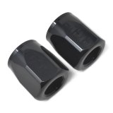 Russell Performance 2-Piece -6 AN Full Flow Swivel Hose End Sockets (Qty 2) - Polished and Black thumbnail 5