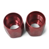 Russell Performance 2-Piece -8 AN Full Flow Swivel Hose End Sockets (Qty 2) - Polished and Red thumbnail 7
