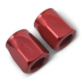 Russell Performance 2-Piece -8 AN Full Flow Swivel Hose End Sockets (Qty 2) - Polished and Red thumbnail 8
