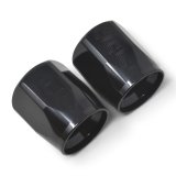 Russell Performance 2-Piece -10 AN Full Flow Swivel Hose End Sockets (Qty 2) - Polished and Black thumbnail 6