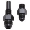 Russell Performance -8 AN to 4L80 Transmission Ports Adapter Fittings (Qty 2) - Black Zinc thumbnail 8