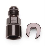Russell Performance -6 AN Male to 3/8in SAE Quick-Disc Female EFI Adapter Fitting(Bulk Qty 25)-Black thumbnail 2