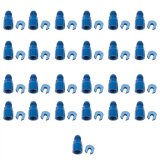 Russell Performance -6 AN Male to 3/8in SAE Quick-Disc Female EFI Adapter Fitting(Bulk Qty 25)-Blue thumbnail 2