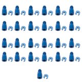 Russell Performance -6 AN Male to 3/8in SAE Quick-Disc Female EFI Adapter Fitting(Bulk Qty 25)-Blue thumbnail 6