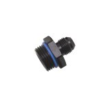 Russell Performance -10 AN Male Flare to -8 SAE Male Port Adapter Fitting - Black Anodized thumbnail 4