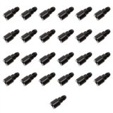 Russell Performance -6 AN male to 3/8in SAE quick-disconnect female (Black 25pc) thumbnail 1