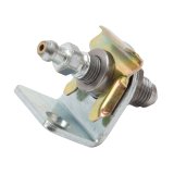 Russell Adapter Fitting -4 AN Male Flare to 3/8in. -24 Brake Bleeder Female - Clear Zinc Finish thumbnail 2