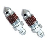 Russell Adapter Fitting -4 AN Male Flare to 3/8in. -24 Brake Bleeder Female - Clear Zinc Finish thumbnail 5