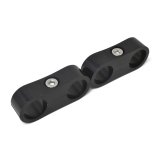 Russell Hose Separator For -10 Braided Hose - Black Anodize (2 Pack) thumbnail 2