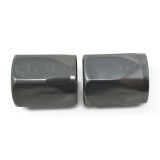 Russell Hose End Socket -6 AN Polished & Gray Anodized (2 PACK) thumbnail 3