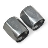 Russell Hose End Socket -6 AN Polished & Gray Anodized (2 PACK) thumbnail 6