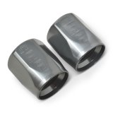 Russell Hose End Socket -10 AN Polished & Gray Anodized (2 Pack) thumbnail 5