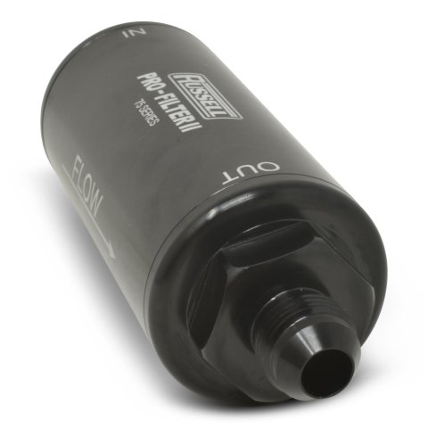 Russell Performance Profilter Fuel Filter 6.25in Long 10 Micron -6AN Inlet -10AN Outlet - Black thumbnail 3