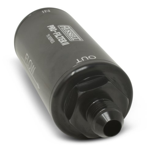 Russell Performance Profilter Fuel Filter 6.25in Long 10 Micron -6AN Inlet -10AN Outlet - Black thumbnail 7