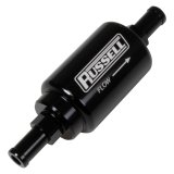 Russell 3/8 Male To 3/8 Male Barbed Fuel Check Valve - Black Anodized thumbnail 2