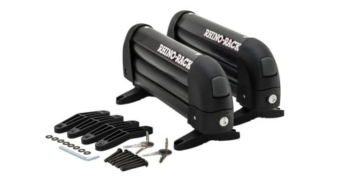 Rhino-Rack Universal Ski Carrier - Fits 2 Pairs of Skis - Black thumbnail 1
