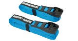 Rhino-Rack Rapid Tie Down Straps w/Buckle Protector - 5.5m/18ft - Pair - Blue thumbnail 1
