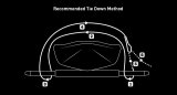 Rhino-Rack Rapid Tie Down Straps w/Buckle Protector - 5.5m/18ft - Pair - Blue thumbnail 4