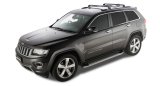 Rhino-Rack 11-21 Grand Cherokee WK2 4 Door SUV w/Metal Roof Rails Vortex RVP 2 Bar Roof Rack - Black thumbnail 1