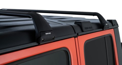 Rhino-Rack 07-22 Jeep Wrangler JK/JL 4 Door Hard Top Vortex SG 2 Bar Roof Rack - Black thumbnail 1