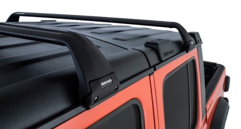 Rhino-Rack 07-22 Jeep Wrangler JK/JL 4 Door Hard Top Vortex SG 2 Bar Roof Rack - Black thumbnail 3