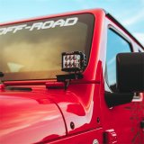 Rigid Industries 2018 Jeep JL - A-Pillar Mount Kit - Mounts Set of D / D-SS / SR-M / Ignite Series thumbnail 5