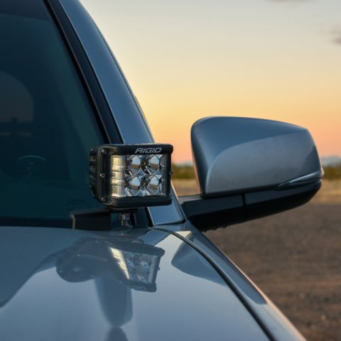 Rigid Industries 16-20 Toyota Tacoma A-Pillar Light Kit w/D-SS Flood thumbnail 4