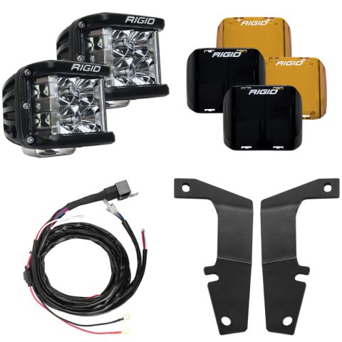 Rigid Industries 10-20 Toyota 4Runner A-Pillar Light Kit w/D-SS Flood thumbnail 1