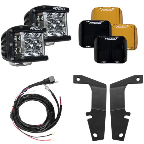 Rigid Industries 10-20 Toyota 4Runner A-Pillar Light Kit w/D-SS Flood thumbnail 2