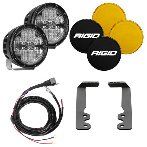 Rigid Industries 2022+ Toyota Tundra 6in. 360-Series A-Pillar Lighting Kit thumbnail 1