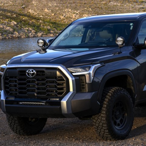 Rigid Industries 2022+ Toyota Tundra 6in. 360-Series A-Pillar Lighting Kit thumbnail 6