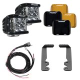Rigid Industries 2022+ Toyota Tundra A-Pillar Lighting Kit (Fits 360-Series, D-SS Series) thumbnail 1