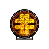 Rigid Industries 360-Series 6in SAE Fog w/ Amber PRO Lens - White (Pair) thumbnail 1
