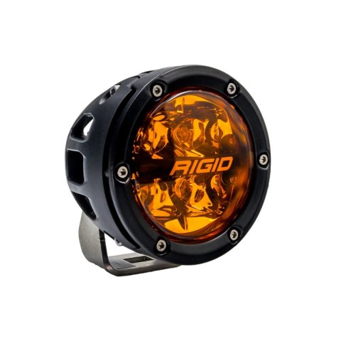 Rigid Industries 360-Series 4in Fog w/ Amber PRO Lens - White (Pair) thumbnail 4