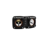 Rigid Industries Revolve Pod w/Amber Trim Ring - Pair thumbnail 1