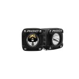 Rigid Industries Revolve Pod w/Amber Trim Ring - Pair thumbnail 2