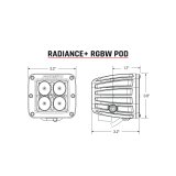 Rigid Industries Radiance+ Pod RGBW - Pair thumbnail 6