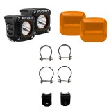 Rigid Industries Side-by-Side Revolve A-Pillar Light Kit thumbnail 1