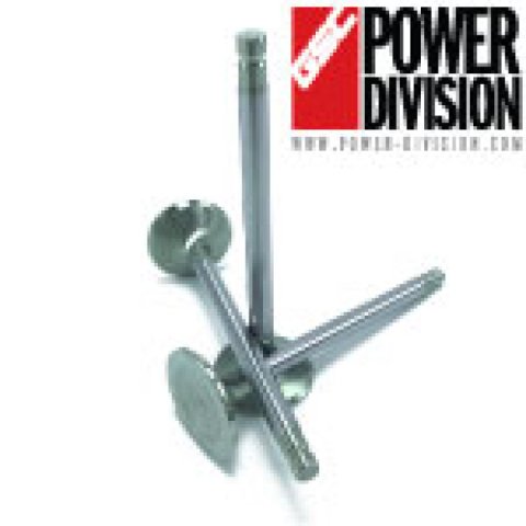 GSC P-D Toyota 2JZ Chrome Alloy Polished Exhaust Valve - 30.0mm Head (+1mm) 6.6mm Stem - Set of 12 thumbnail 1