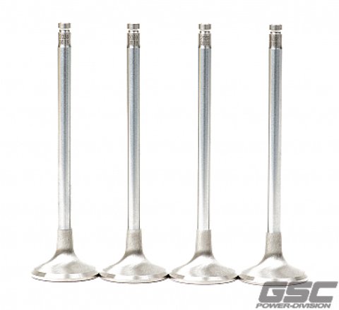 GSC P-D Honda B-Series B16A/B17A/B18C Chrome Alloy Exhaust Valve 28mm Head - 6mm Stem - Single thumbnail 1